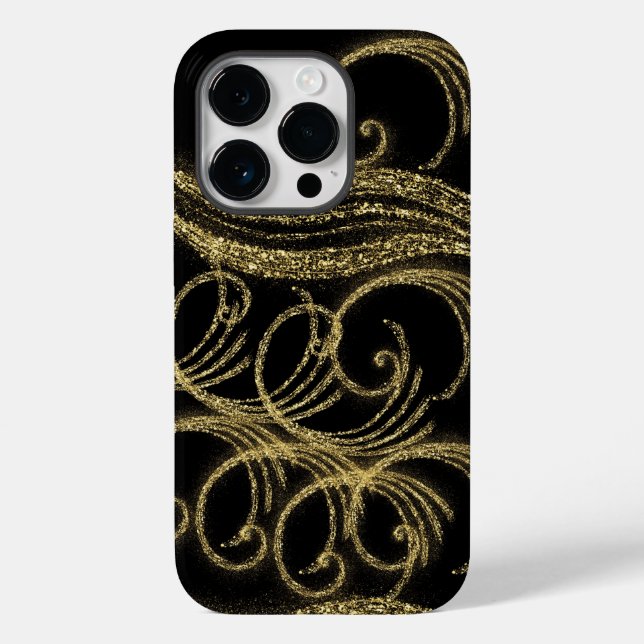 black fancy phone case for gift or for party (Back)
