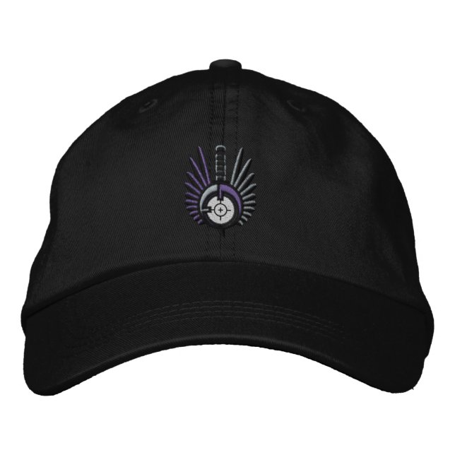 Black Fateof Destinee Brodé Logo Ball Casquette (Devant)