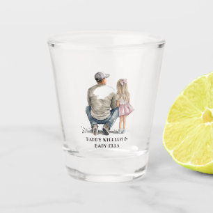 Black Father and Daughter Bond (10) Shot Glass