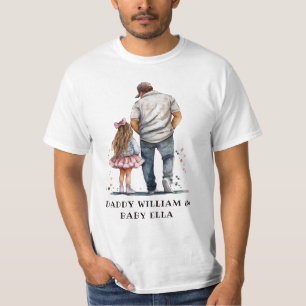 Black Father and Daughter Bond (14) T-Shirt