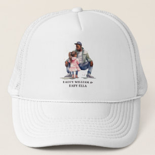 Black Father and Daughter Bond (2) Trucker Hat
