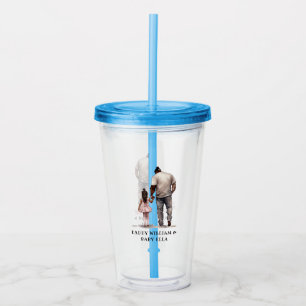 Black Father and Daughter Bond (6) Acrylic Tumbler