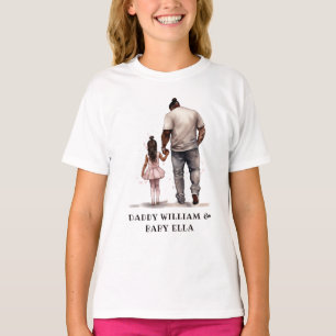 Black Father and Daughter Bond (6) T-Shirt