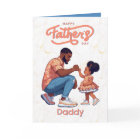 Black Father and Daughter Luxe Father’s Day