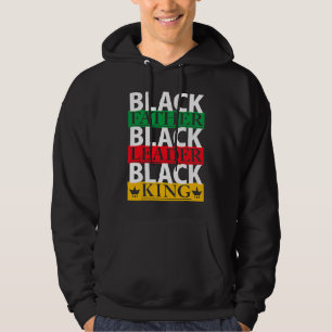 Black father leader king Black History Month proud Hoodie