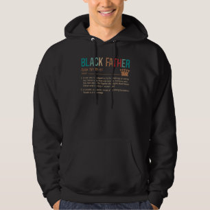 Black Father Noun Father Day Classic Hoodie