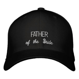 Black FATHER of the Bride hat
