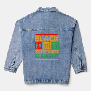 Black Father The Essential Elet Father'S Day Black Denim Jacket