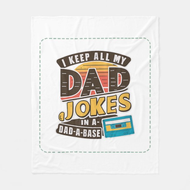 Black - Father's Day Best Dad In The World Fleece Blanket (Front)