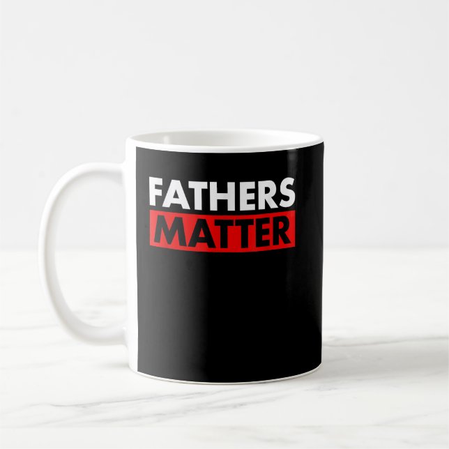 Black Fathers Matter Juneteenth Fathers Day Coffee Mug (Left)
