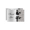Black Faux Bow Silver Diamonds Thank You