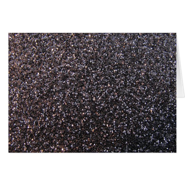 Black faux glitter graphic (Front Horizontal)