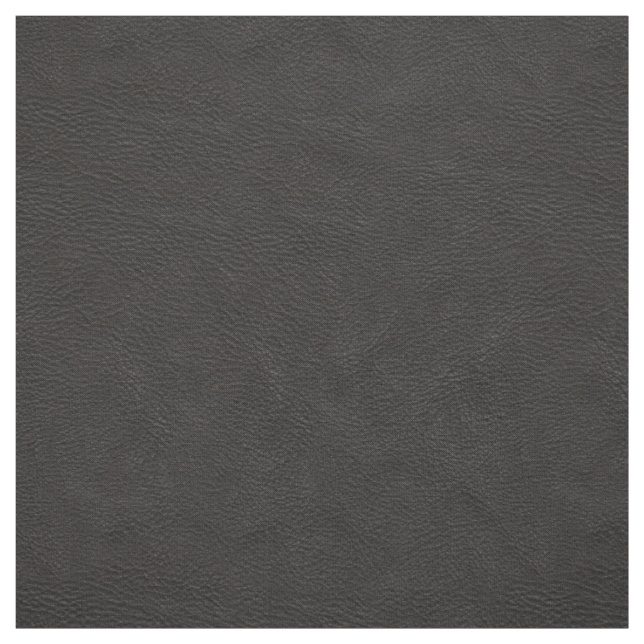 Black Faux Leather Fabric (Swatch)