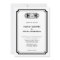 Black felt art deco retro Hollywood glam wedding