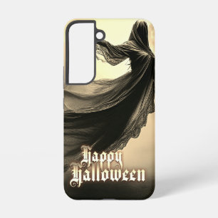 Black Female Ghost in Hellscape - Halloween Samsung Galaxy Case