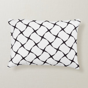 Black Fence Accent Pillow