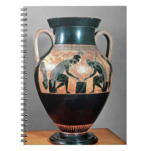 Black-figure amphora depicting Ajax and Achilles, Notebook