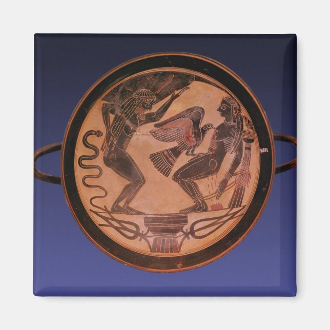 Black figure kylix magnet (Front)