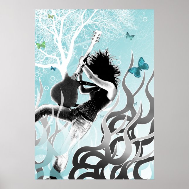 Black Fire Poster (Front)