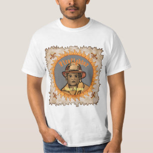 Black Firefighter T-Shirt