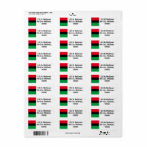 black flag address labels