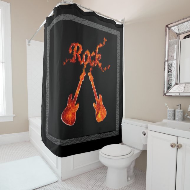 Black Flame Rock Guitars (In Situ)