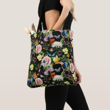 Black Floral EDEN Pattern
