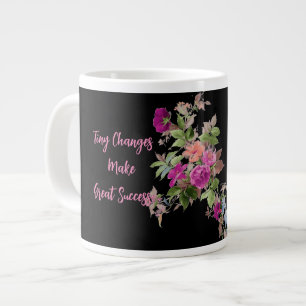 Black Floral Specialty Mug