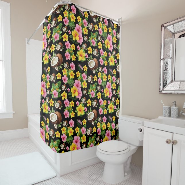 Black Floral Tropical (In Situ)