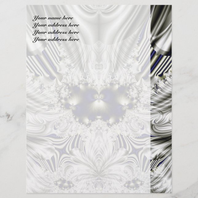 Black Flower Letterhead (Front)