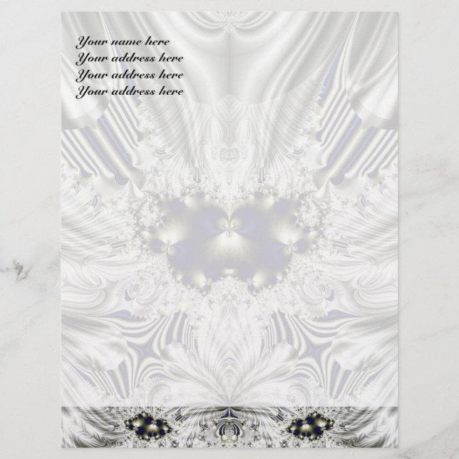 Black Flower Letterhead (Front)