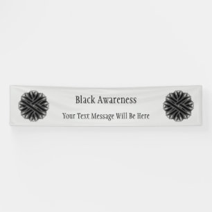 Black Flower Ribbon by Kenneth Yoncich Banner