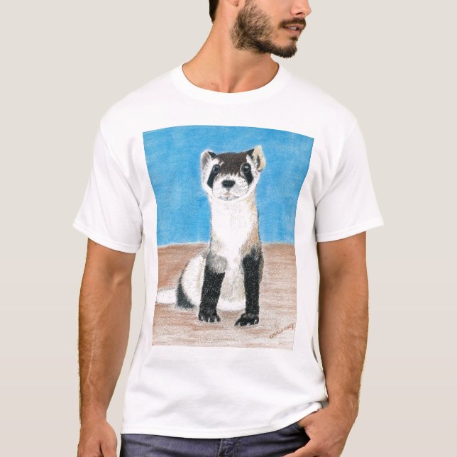 black footed ferret T-Shirt (Front)