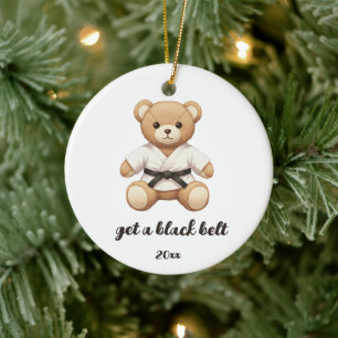 【BLACK】For all judo lovers, young and old. Ceramic Ornament