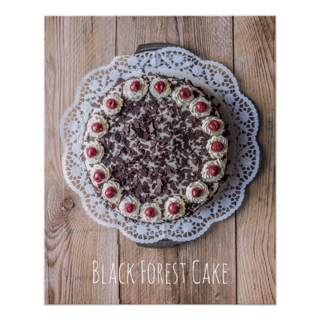 Black Forest Cake Gateau for Confectioners Poster (Front)