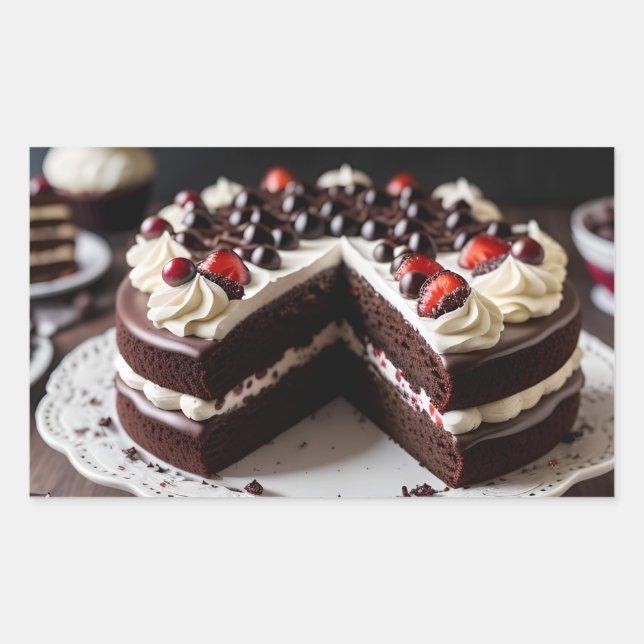 Black Forest Cake Sticker (Front)