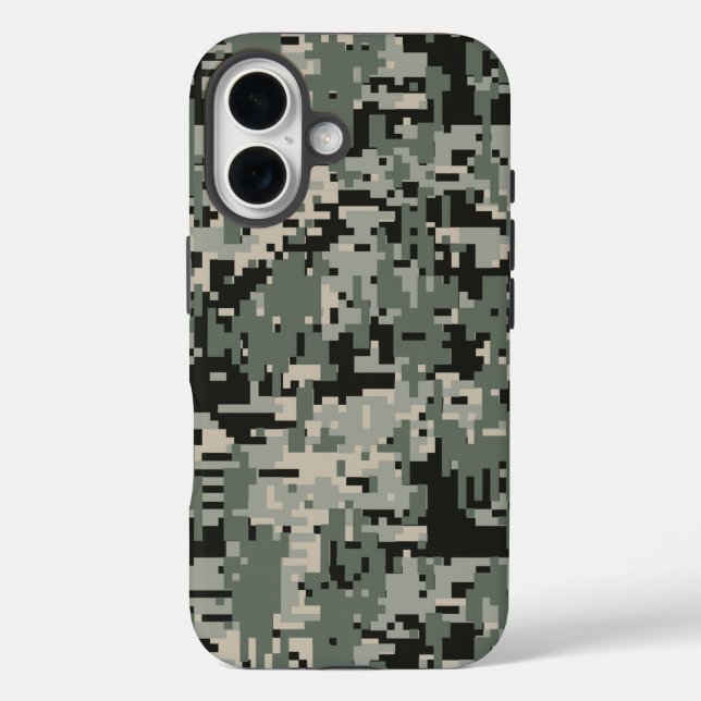 Black Forest Camo Pattern Case-Mate iPhone Case (Back)