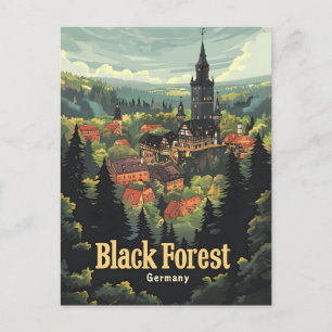 Black Forest Germany Postcard