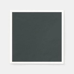 Black Forest Green Solid Colour Napkin