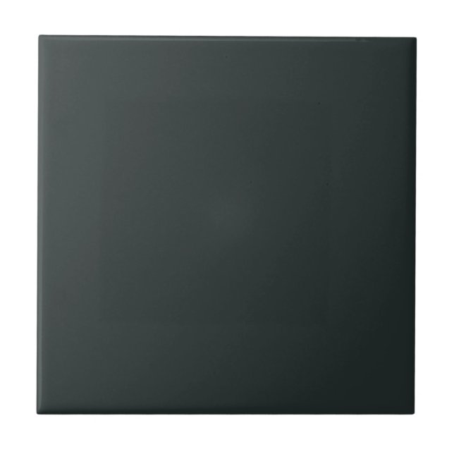 Black Forest Green Solid Colour Tile (Front)