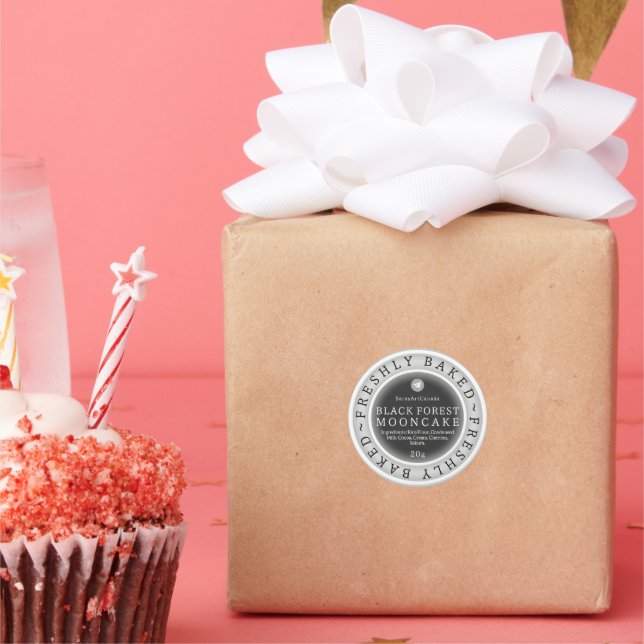 Black Forest Mooncake Recipe Label (Party)
