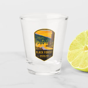 Black Forest National Park Germany Shot Glass