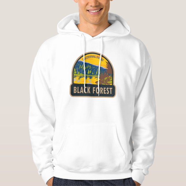 Black Forest National Park Germany Vintage  Hoodie (Front)