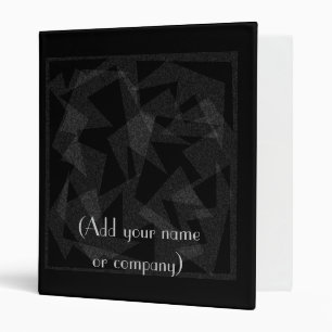 Black Formal Binder