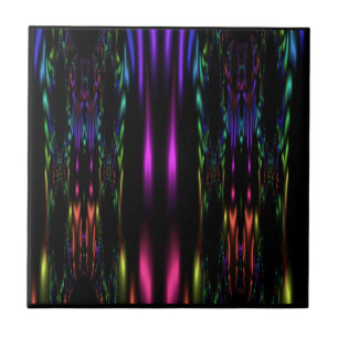 Black Fractal Tile