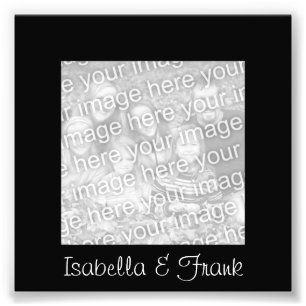 Black Frame Photo Print