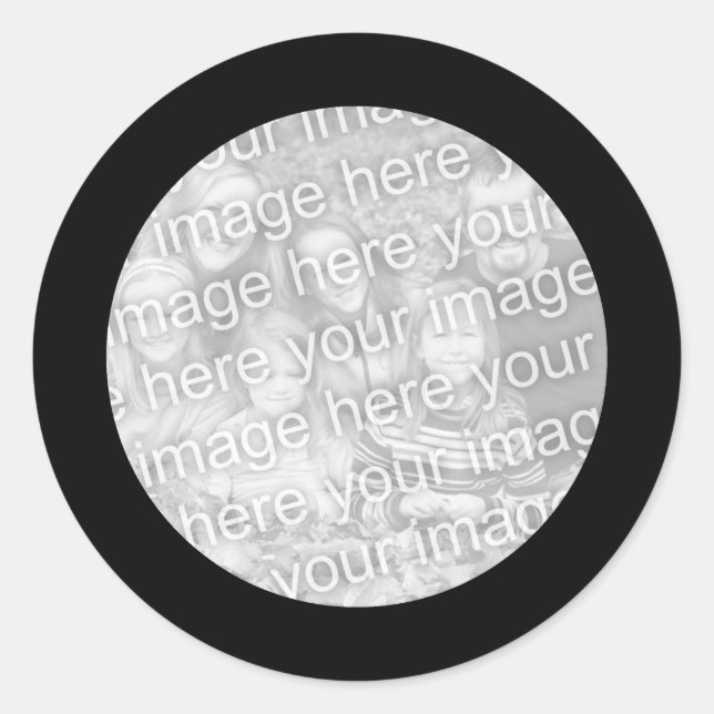 Black Frame Sticker (Front)