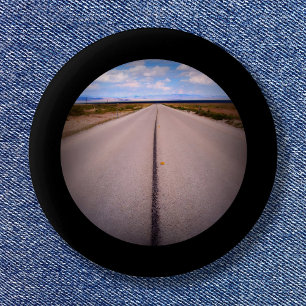 Black Framed Photo 2 Inch Round Button