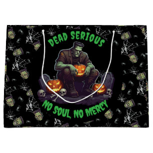 🖤 Black Frankenstein Halloween Gift Bag 💀🎃