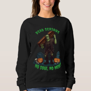 🖤 Black Frankenstein Halloween Sweatshirt 💀🎃U